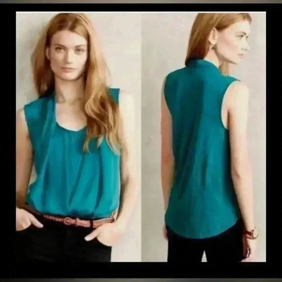 Deletta Tops - Anthropologie Deletta Blouse Sz Large